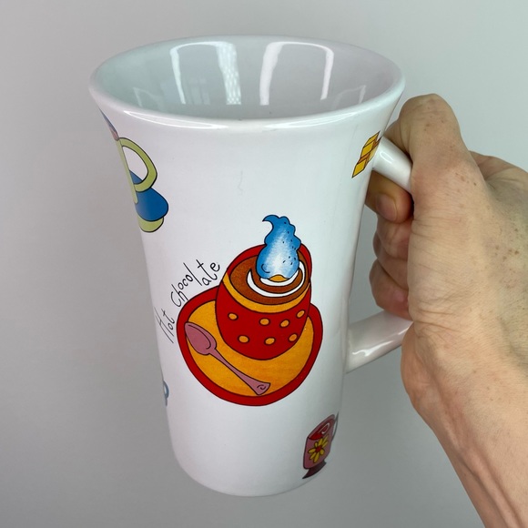 Large Tall Porcelain Ceramic Tea / Coffee Mug - Picture 2 of 7